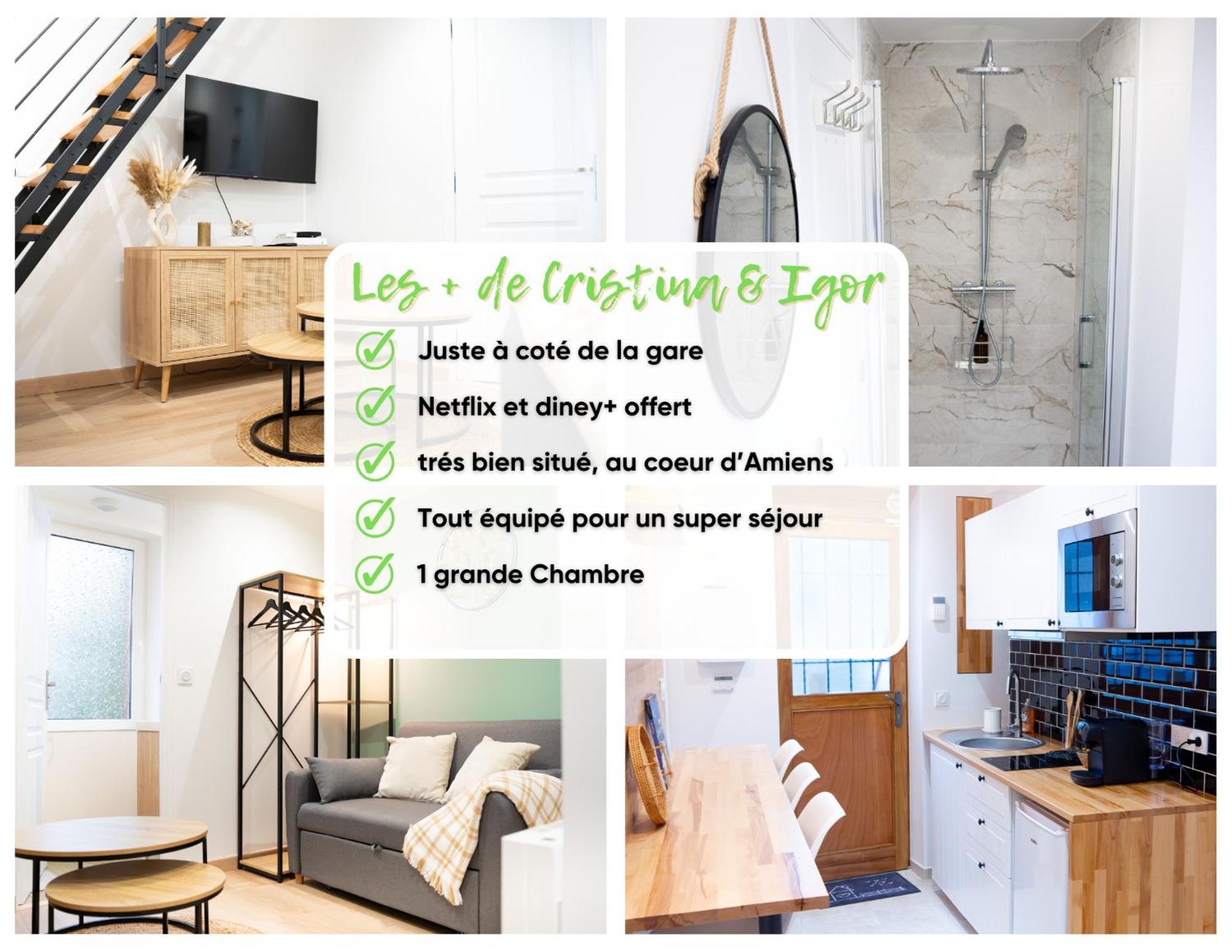 Maison Cosy Centre Gare Amiens Exteriér fotografie
